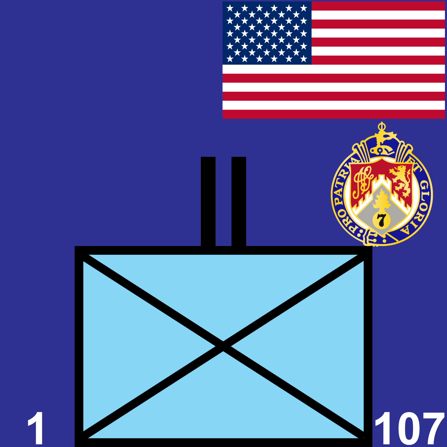 1st Battalion, 107th Infantry Regiment icon